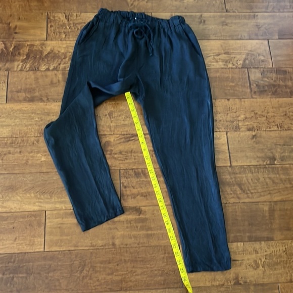 Vic bee Linen Navy Pant Size M - Picture 9 of 14